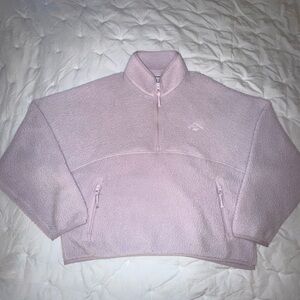 TNA Polar Fleece Quarter-Zip, Light Pink